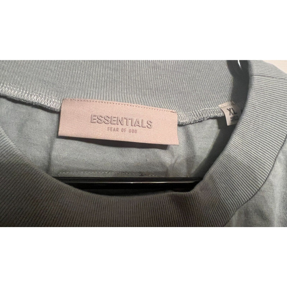 NWT Essentials Fear of God SS Tee Shirt Blue Sycamore Mens Size XL - Picture 3 of 8